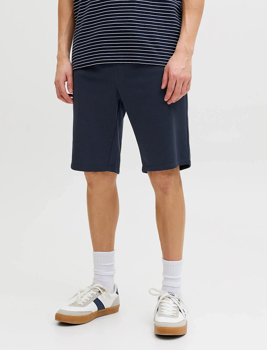 Jack & Jones - JPSTGORDON BRADLEY SWEAT SHORTS MID NOOS - sweat shorts - navy blazer - 0