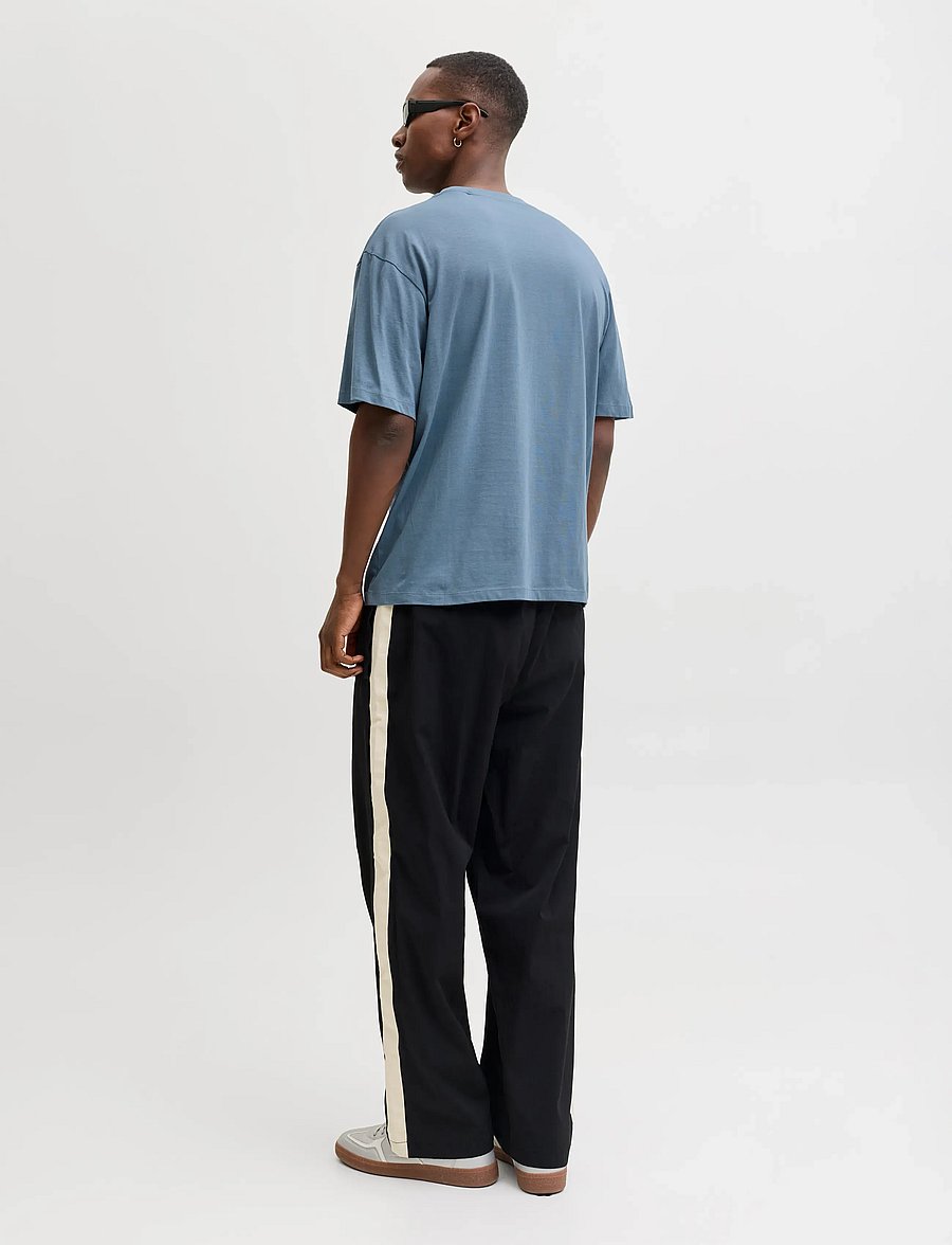 Jack & Jones - JJEBRADLEY TEE SS O-NECK NOOS - kortärmade t-shirts - blue mirage - 2