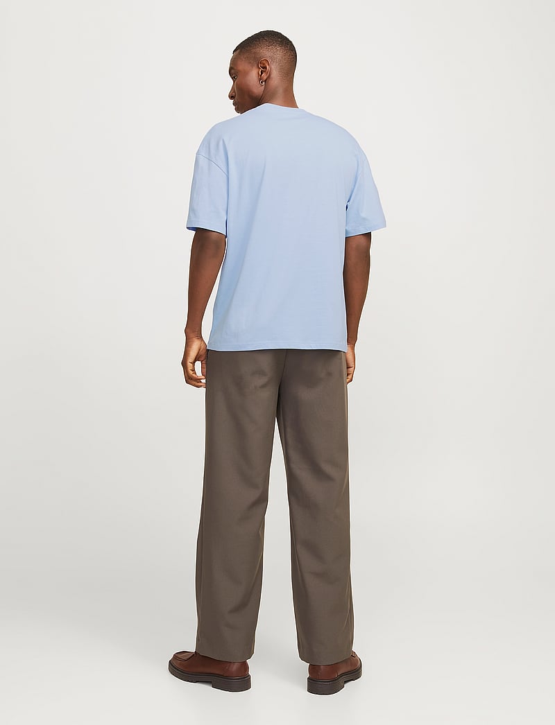 Jack & Jones - JJEBRADLEY TEE SS O-NECK NOOS - marškinėliai trumpomis rankovėmis - chambray blue - 2