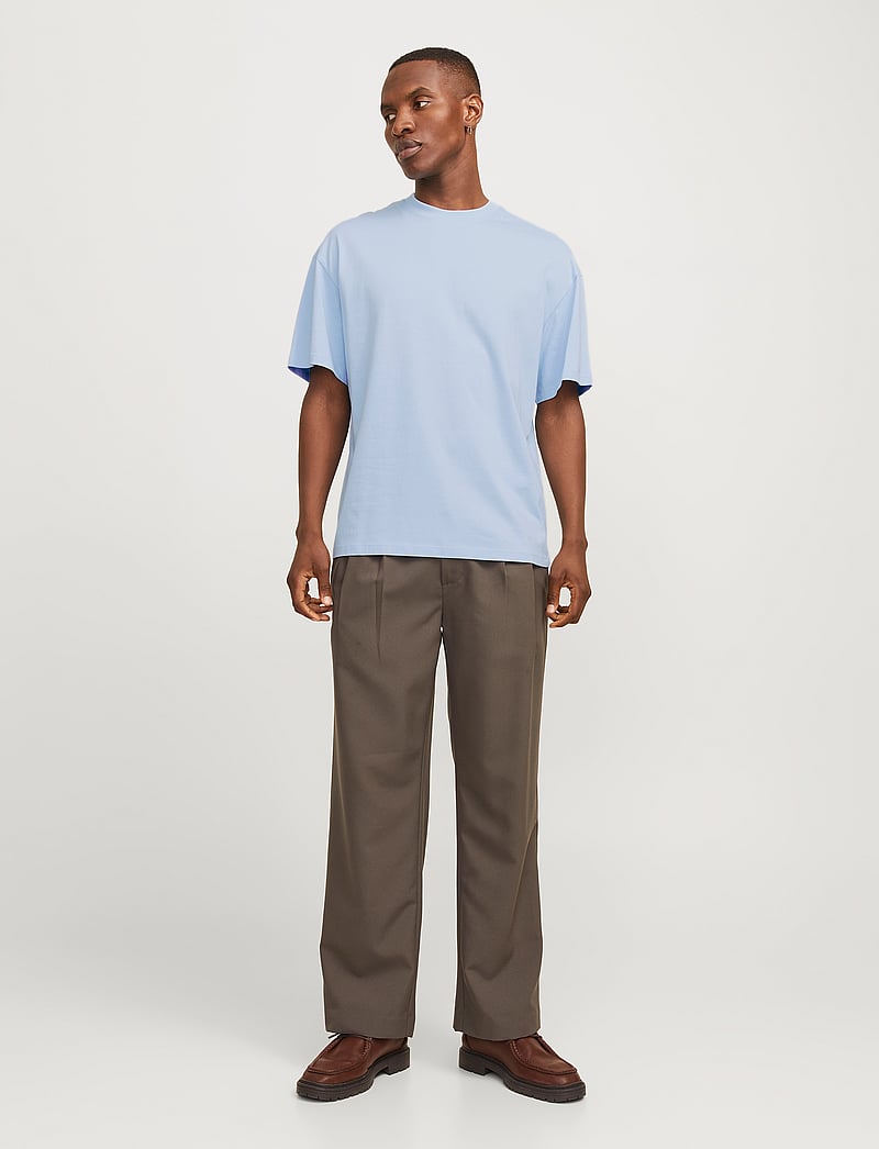 Jack & Jones - JJEBRADLEY TEE SS O-NECK NOOS - marškinėliai trumpomis rankovėmis - chambray blue - 3