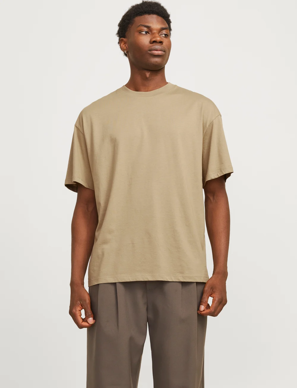 Jack & Jones - JJEBRADLEY TEE SS O-NECK NOOS - lühikeste varrukatega t-särgid - coriander - 0