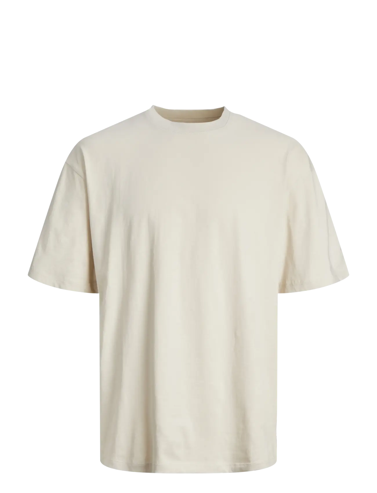 Jack & Jones JJEBRADLEY TEE SS O-NECK NOOS - T-shirts - MOONBEAM / beige