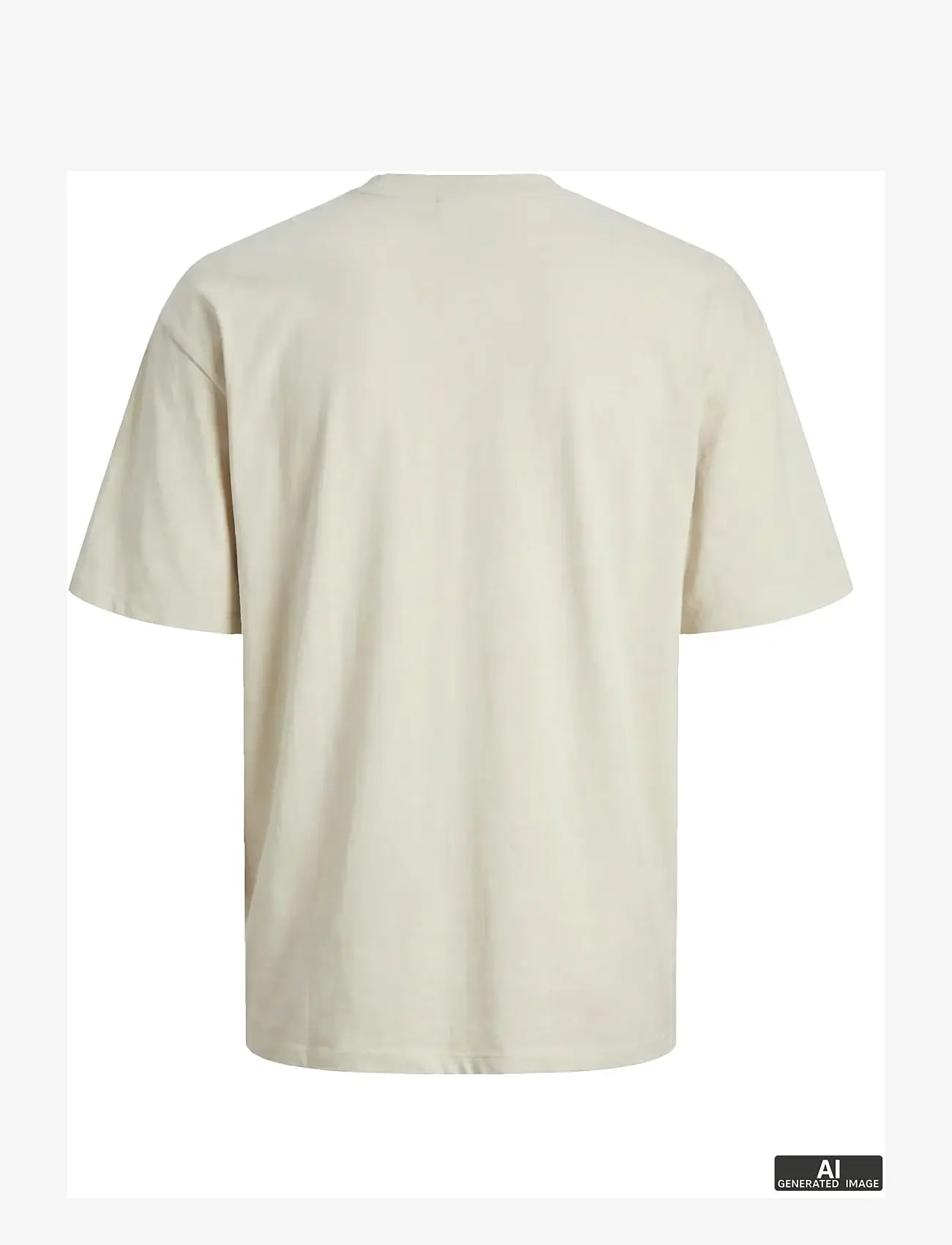 Jack & Jones - JJEBRADLEY TEE SS O-NECK NOOS - kortærmede t-shirts - moonbeam - 2