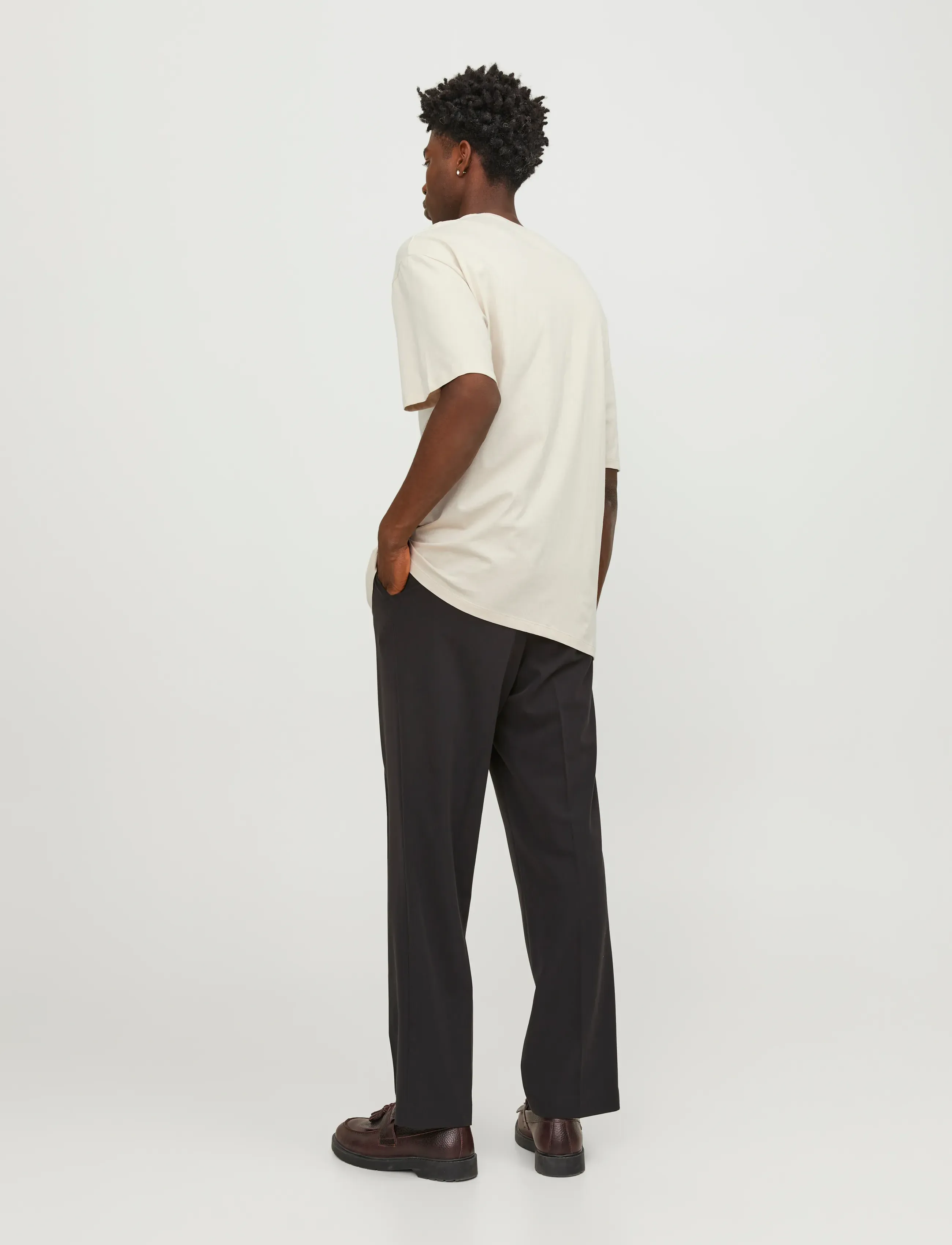 Jack & Jones - JJEBRADLEY TEE SS O-NECK NOOS - short-sleeved t-shirts - moonbeam - 3