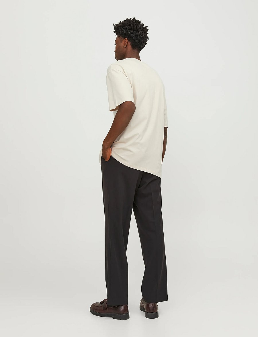 Jack & Jones - JJEBRADLEY TEE SS O-NECK NOOS - kurzärmelige t-shirts - moonbeam - 3