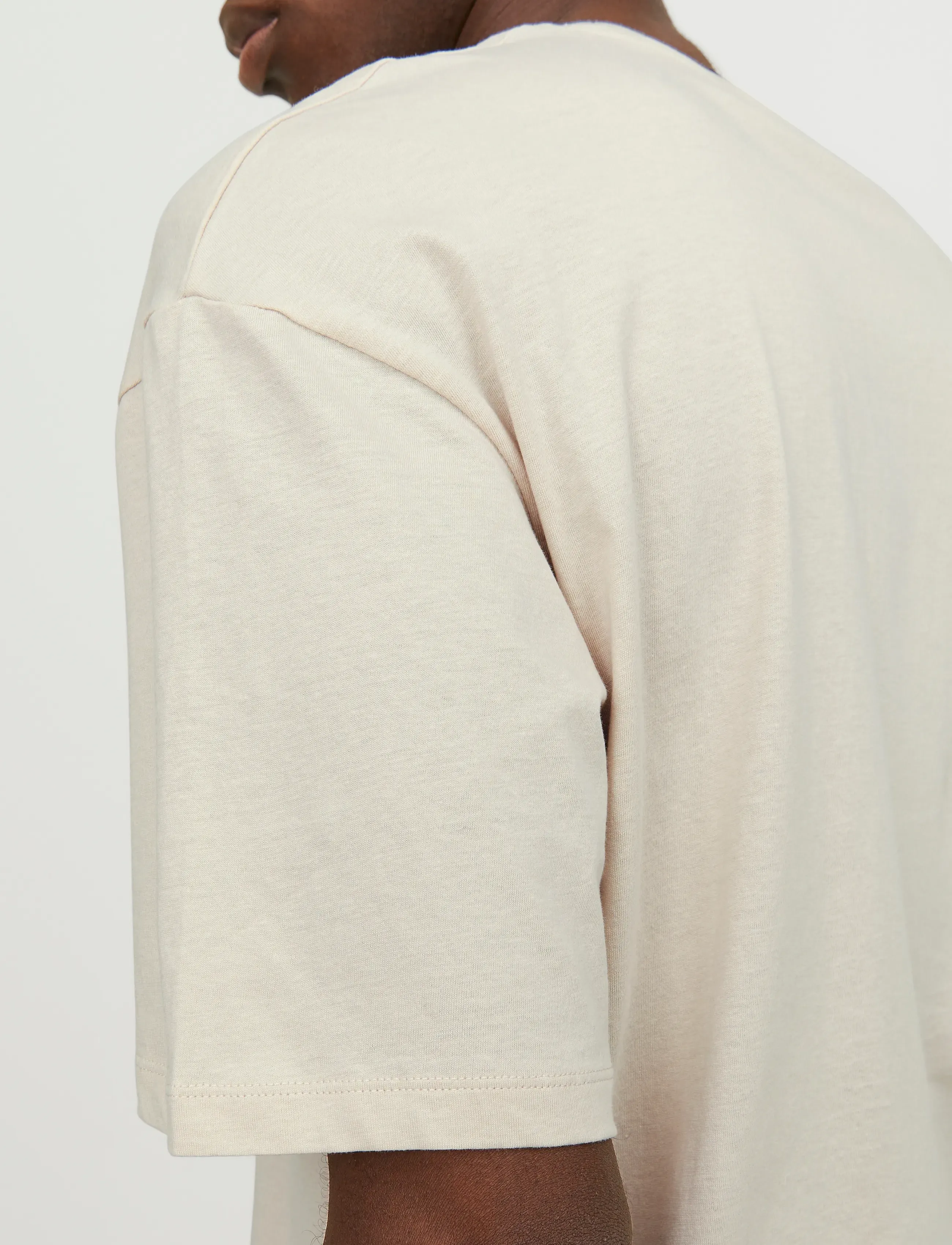 Jack & Jones - JJEBRADLEY TEE SS O-NECK NOOS - short-sleeved t-shirts - moonbeam - 5