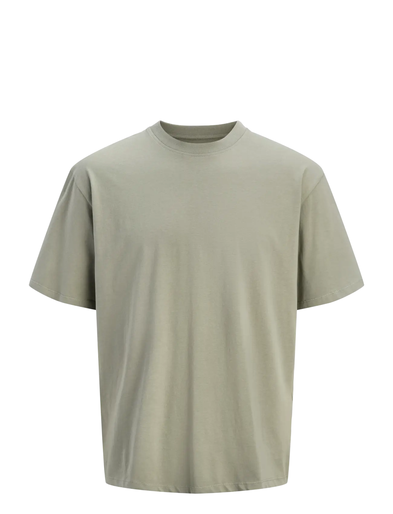 Jack & Jones JJEBRADLEY TEE SS O-NECK NOOS - Basic T-Shirts - VETIVER / beige