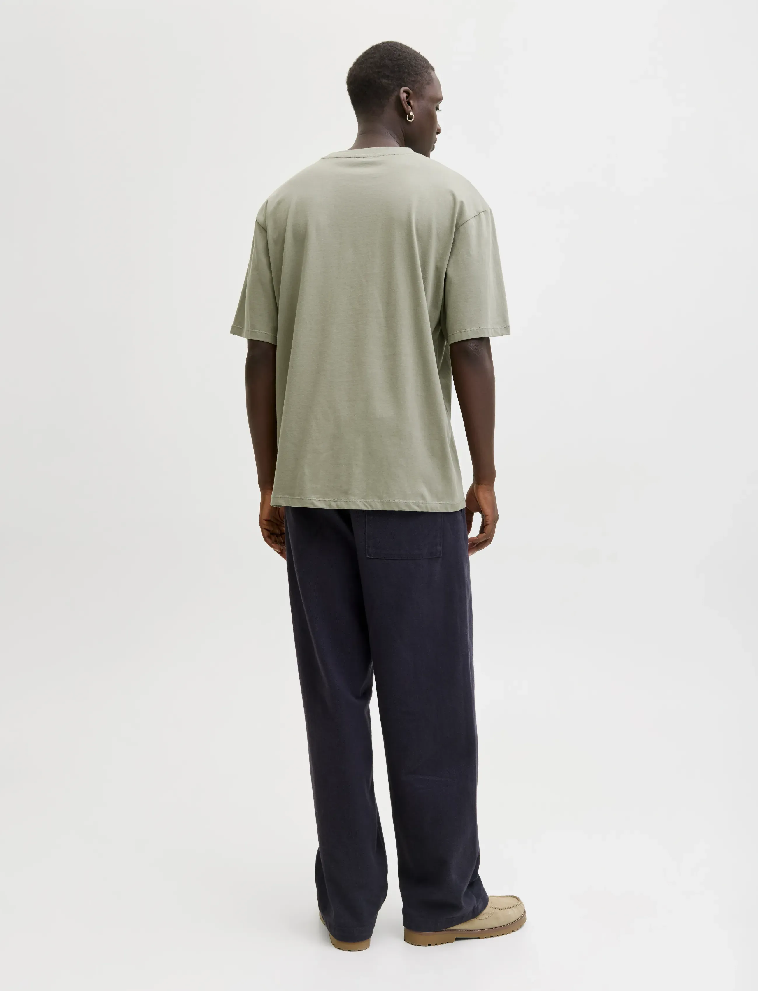 Jack & Jones - JJEBRADLEY TEE SS O-NECK NOOS - kurzärmelig - vetiver - 3
