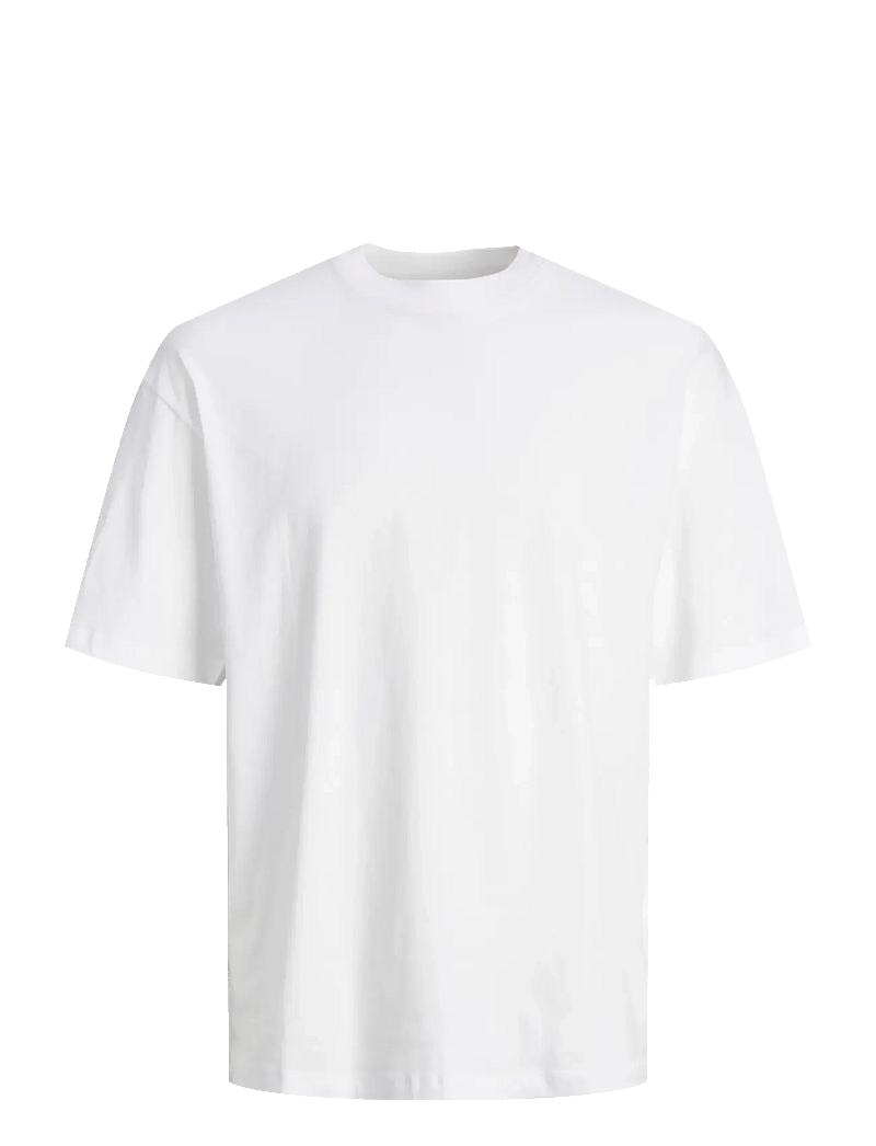Jack & Jones - JJEBRADLEY TEE SS O-NECK NOOS - short-sleeved t-shirts - white - 1