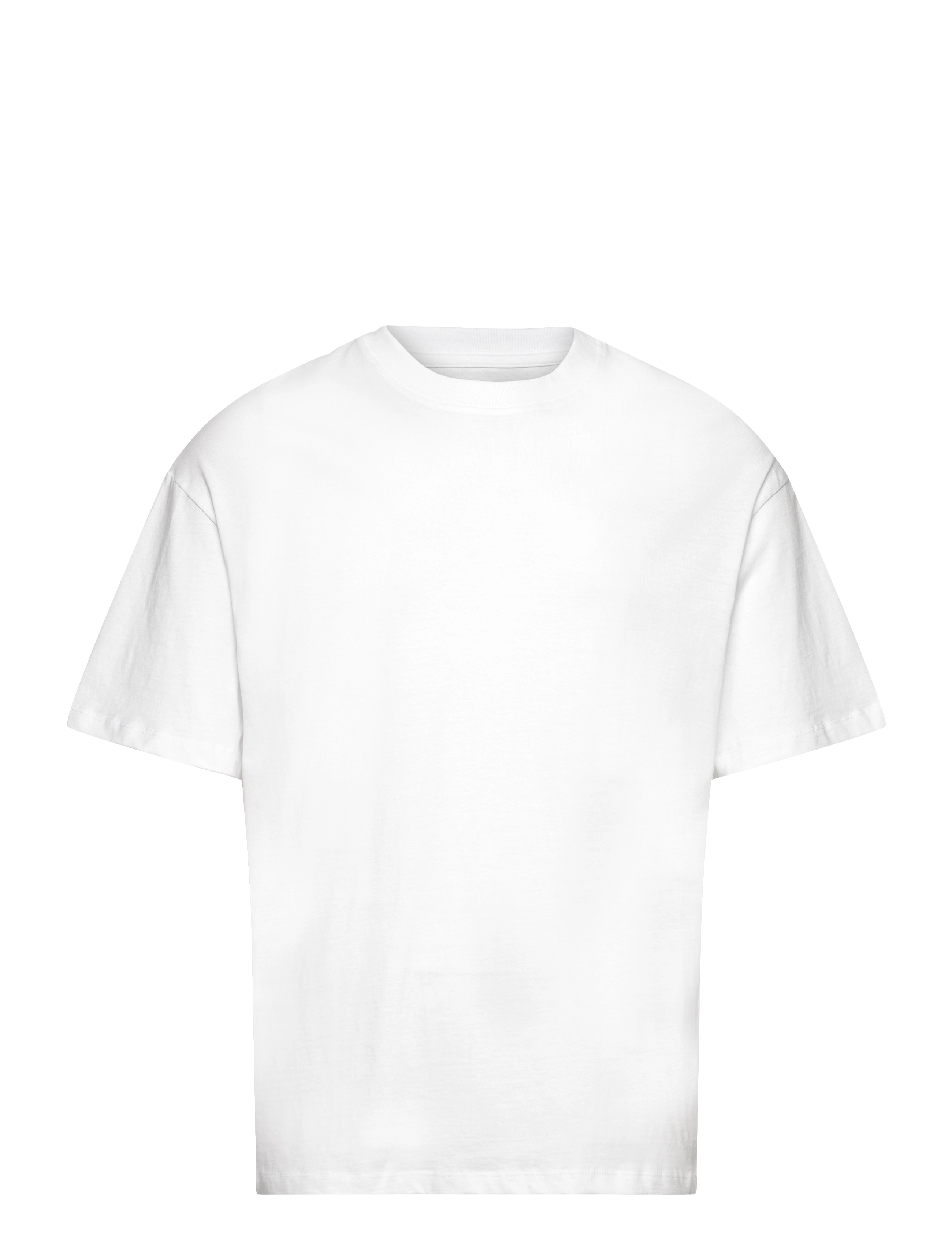 JJEBRADLEY TEE SS O-NECK NOOS - WHITE