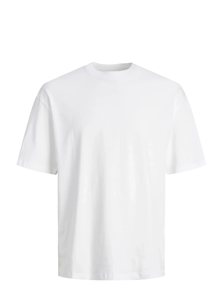 Jack & Jones - JJEBRADLEY TEE SS O-NECK NOOS - kurzärmelige t-shirts - white - 1