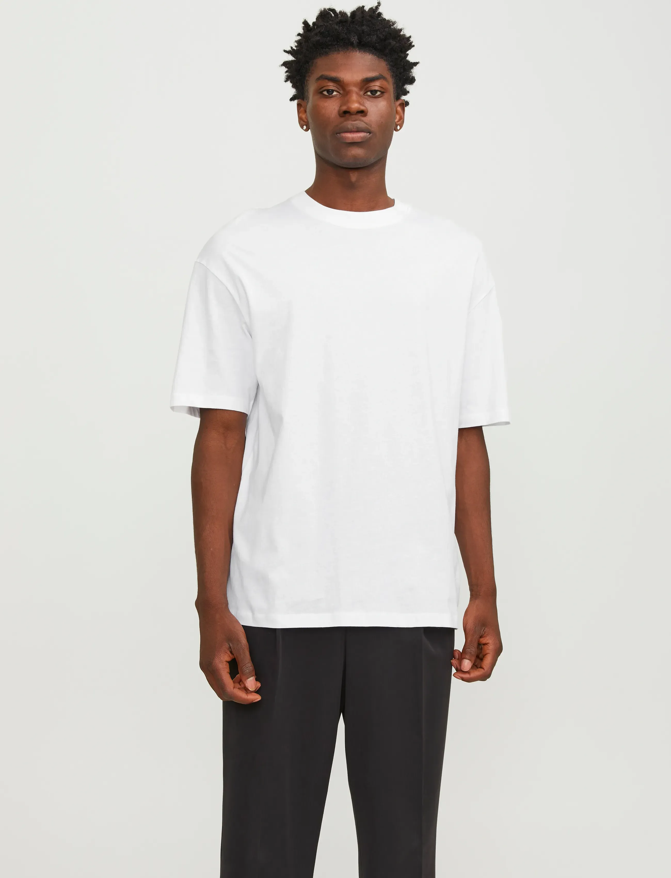 Jack & Jones JJEBRADLEY TEE SS O-NECK NOOS - Deals - WHITE / white