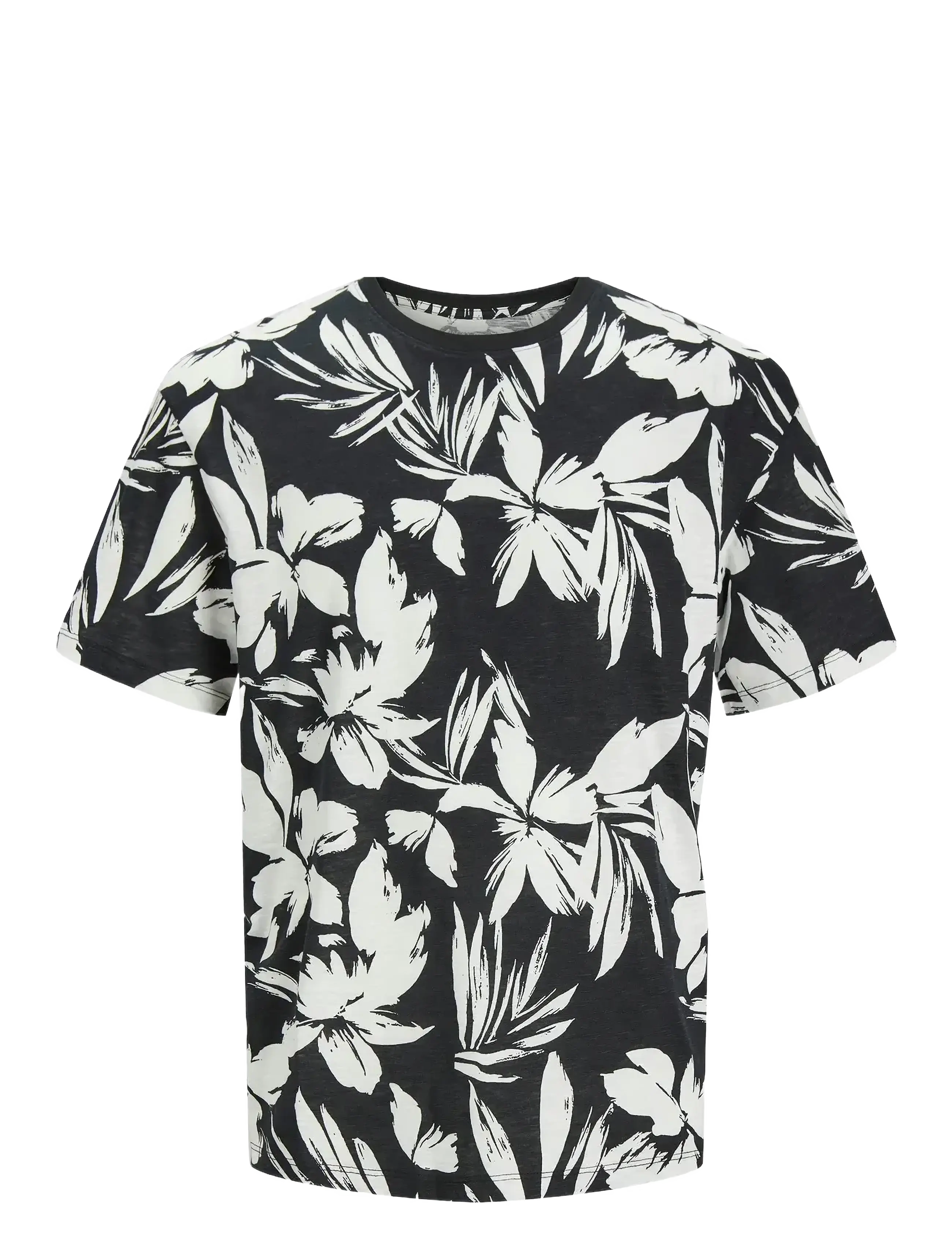 Jack & Jones - JJEJEFF AOP TEE SS SN - black - 1