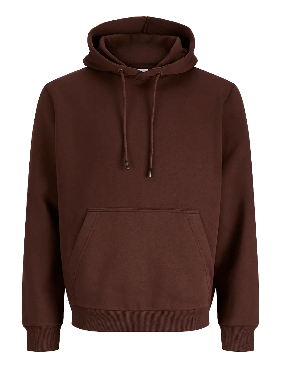 Jack & Jones - JJEBRADLEY SWEAT HOOD NOOS - kapuzenpullover - bitter chocolate - 1