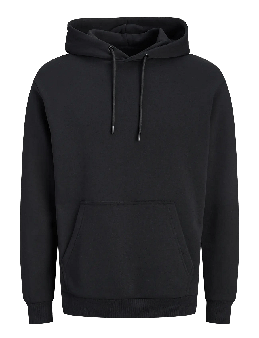 Jack & Jones - JJEBRADLEY SWEAT HOOD NOOS - kapuzenpullover - black - 1