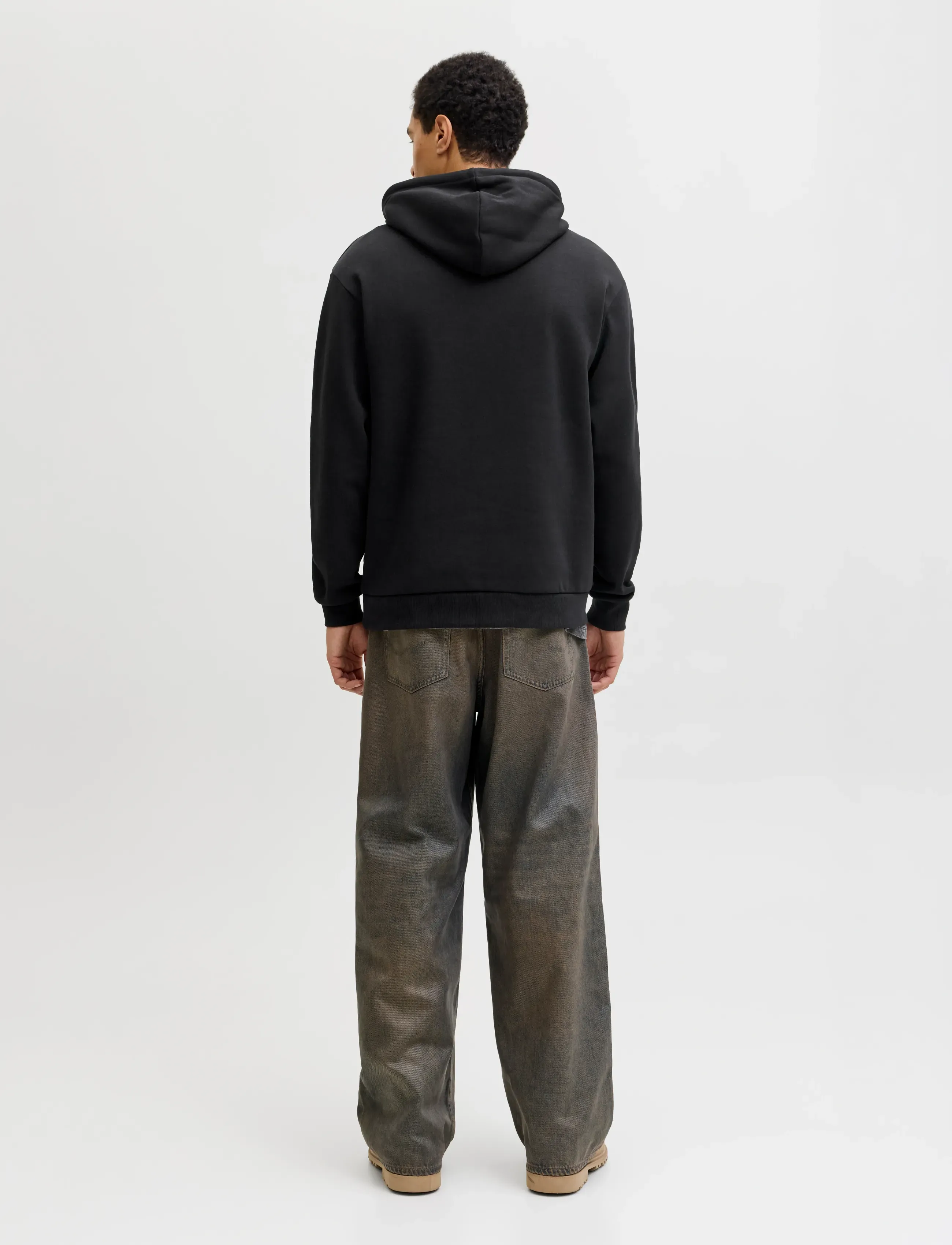Jack & Jones - JJEBRADLEY SWEAT HOOD NOOS - hoodies - black - 2