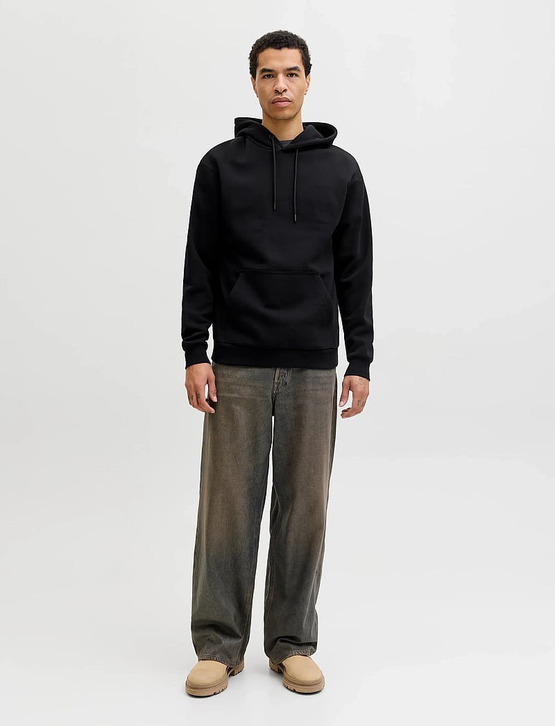 Jack & Jones - JJEBRADLEY SWEAT HOOD NOOS - bluzy z kapturem - black - 3