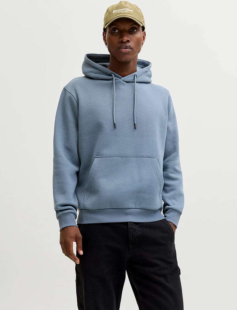 Jack & Jones - JJEBRADLEY SWEAT HOOD NOOS - hættetrøjer - blue mirage - 0