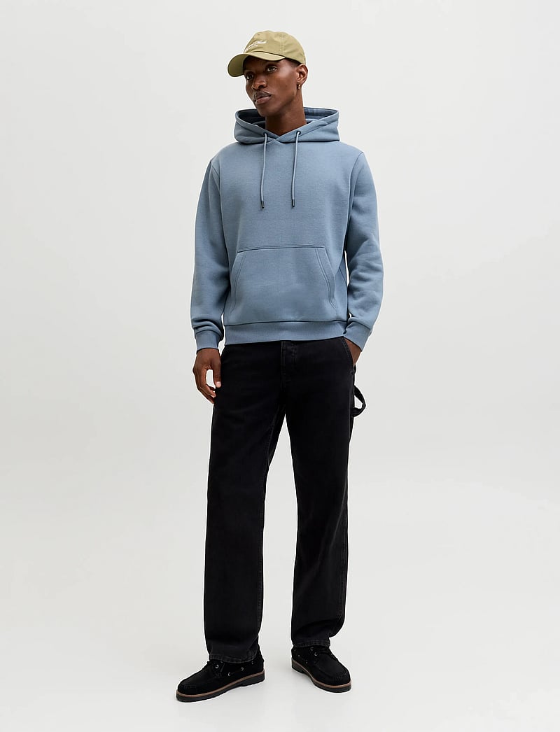 Jack & Jones - JJEBRADLEY SWEAT HOOD NOOS - hættetrøjer - blue mirage - 3