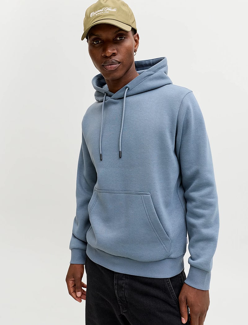 Jack & Jones - JJEBRADLEY SWEAT HOOD NOOS - hættetrøjer - blue mirage - 5