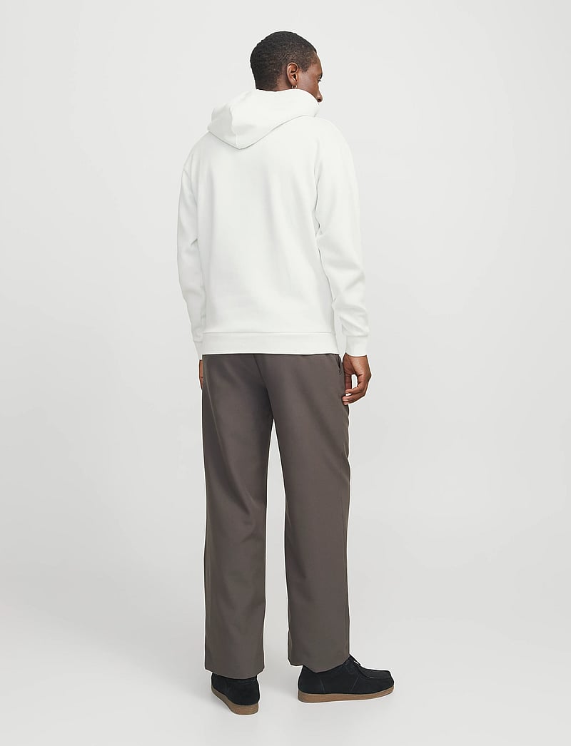 Jack & Jones - JJEBRADLEY SWEAT HOOD NOOS - hættetrøjer - cloud dancer - 2