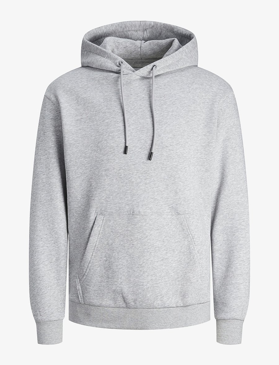Jack & Jones - JJEBRADLEY SWEAT HOOD NOOS - hættetrøjer - light grey melange - 1