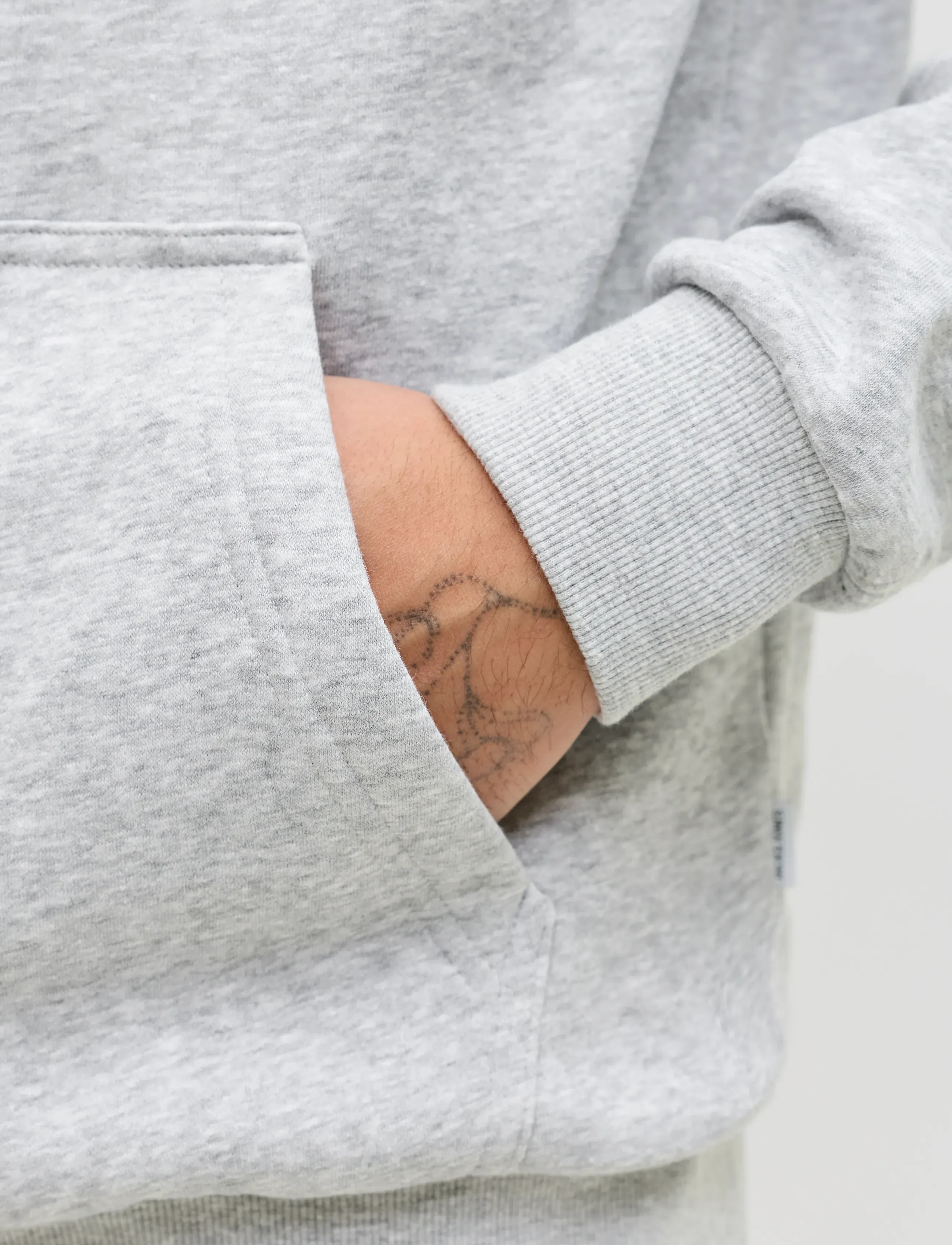 Jack & Jones - JJEBRADLEY SWEAT HOOD NOOS - hættetrøjer - light grey melange - 5