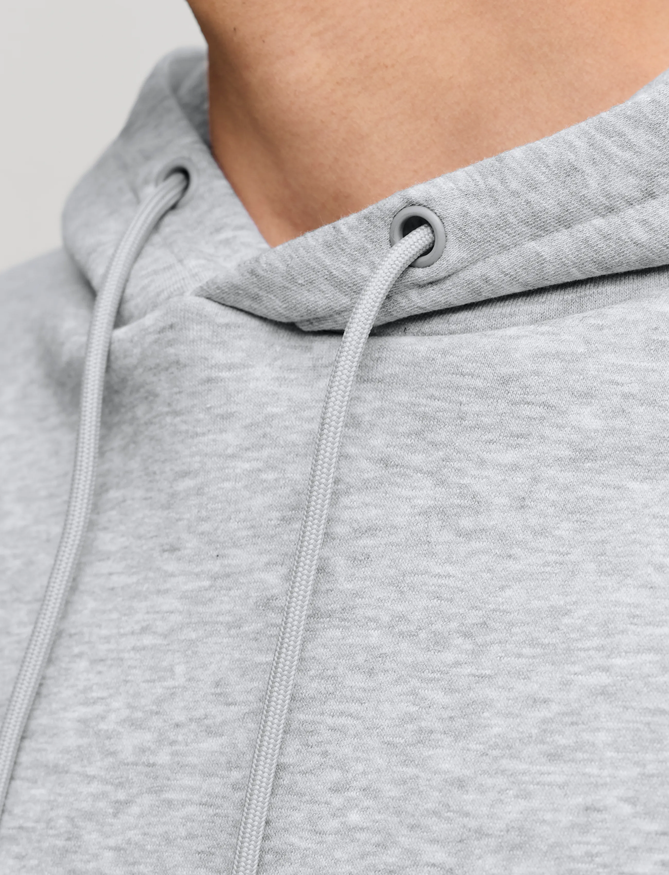 Jack & Jones - JJEBRADLEY SWEAT HOOD NOOS - hoodies - light grey melange - 5