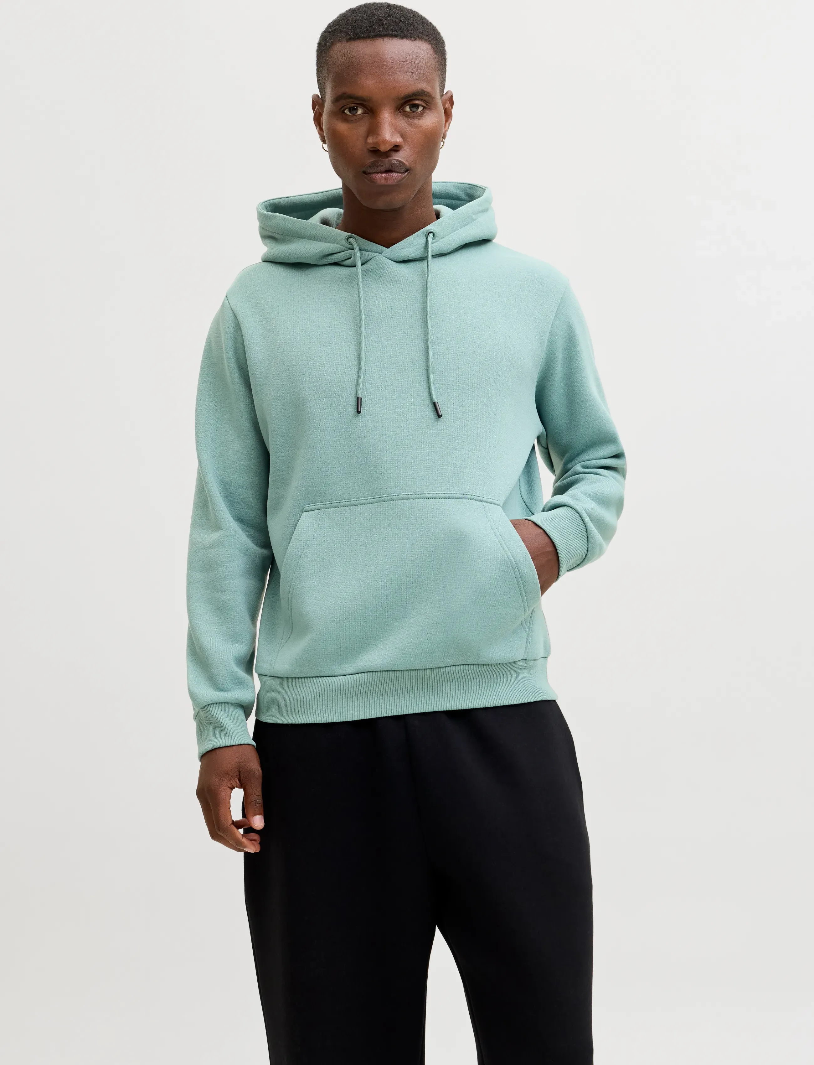 Jack & Jones JJEBRADLEY SWEAT HOOD NOOS - Kapuzenpullover - MINERAL BLUE / blue