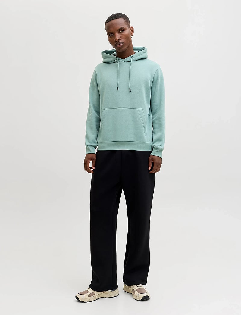 Jack & Jones - JJEBRADLEY SWEAT HOOD NOOS - hættetrøjer - mineral blue - 4