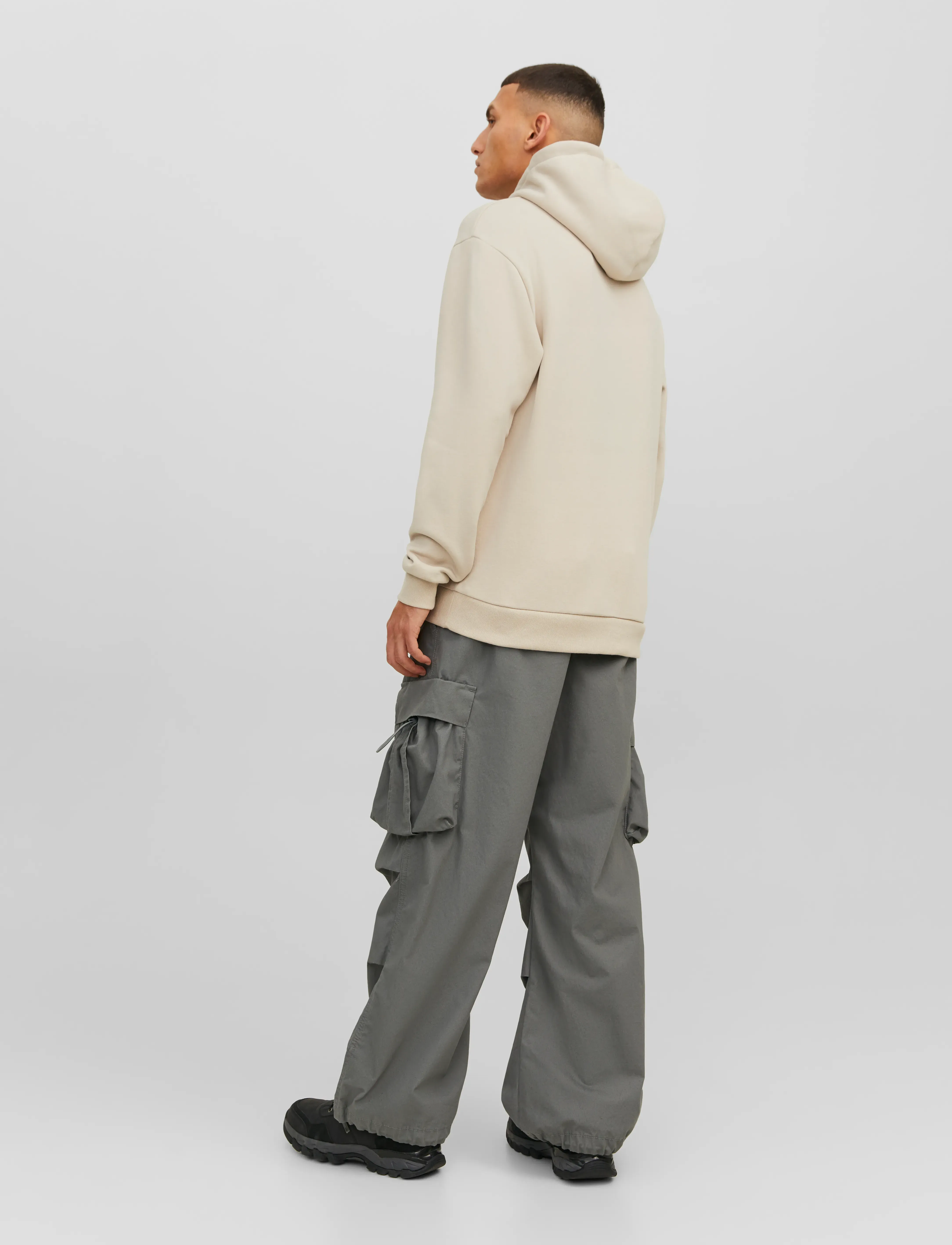 Jack & Jones - JJEBRADLEY SWEAT HOOD NOOS - hættetrøjer - moonbeam - 2
