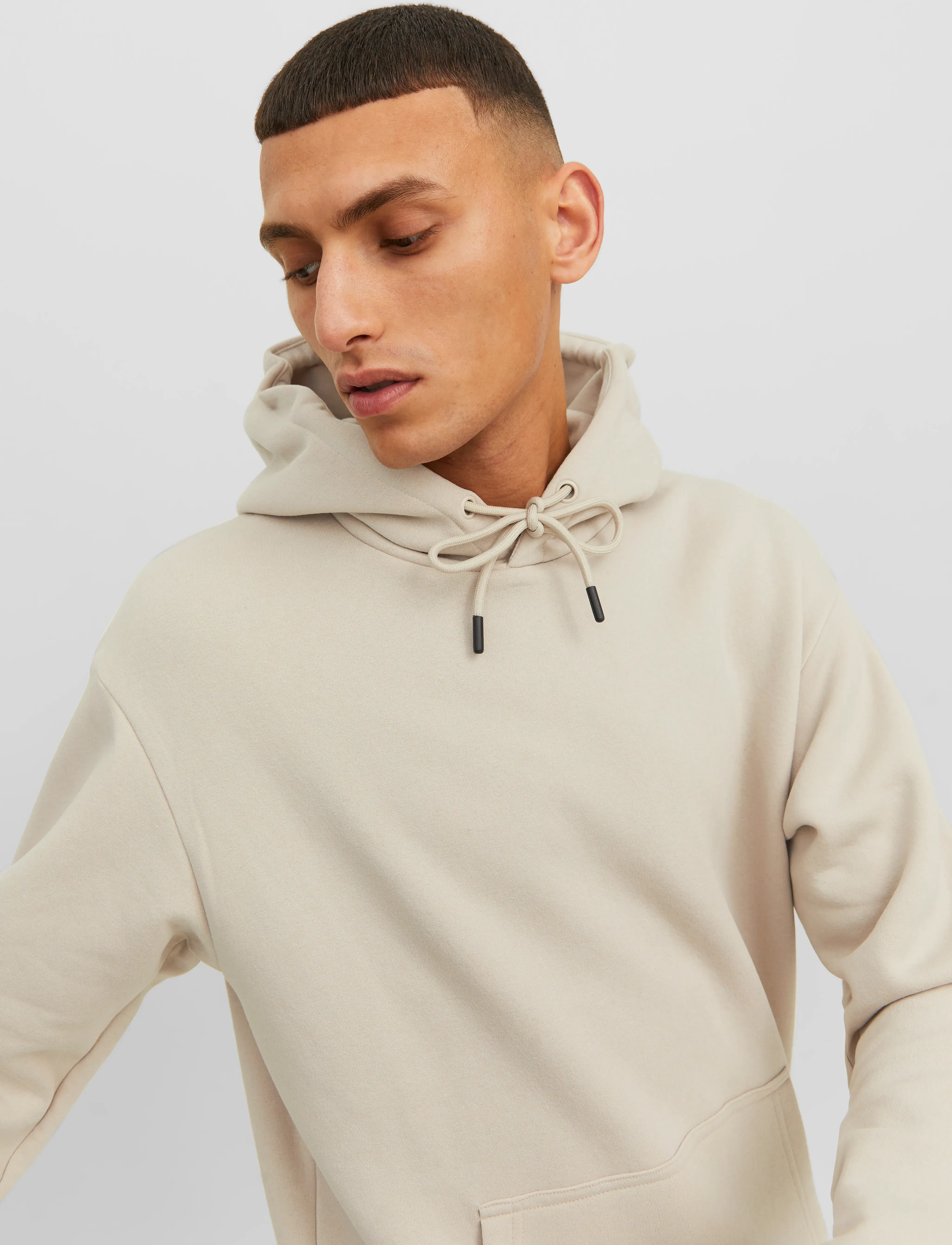 Jack & Jones - JJEBRADLEY SWEAT HOOD NOOS - hættetrøjer - moonbeam - 5