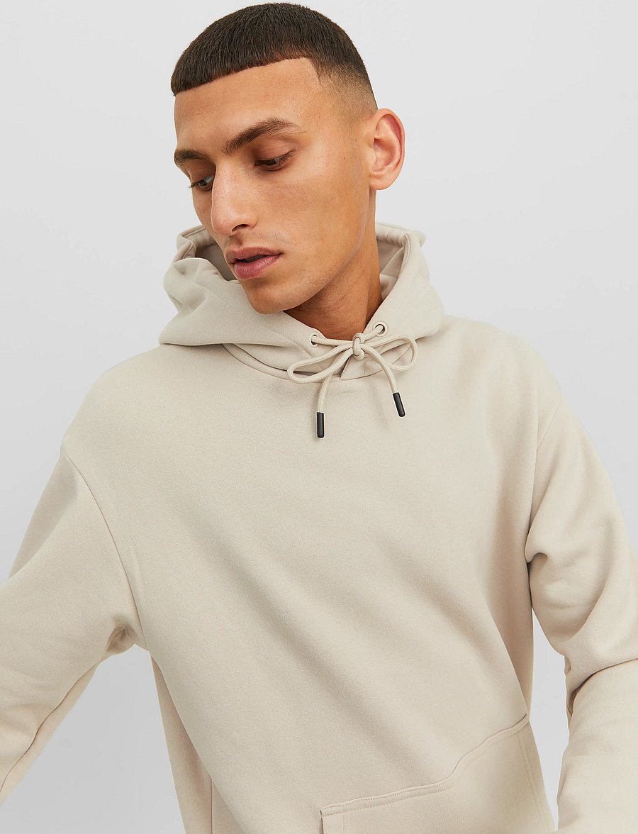 Jack & Jones - JJEBRADLEY SWEAT HOOD NOOS - hættetrøjer - moonbeam - 5