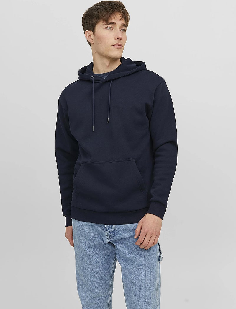 Jack & Jones - JJEBRADLEY SWEAT HOOD NOOS - kapuutsiga dressipluusid - navy blazer - 0