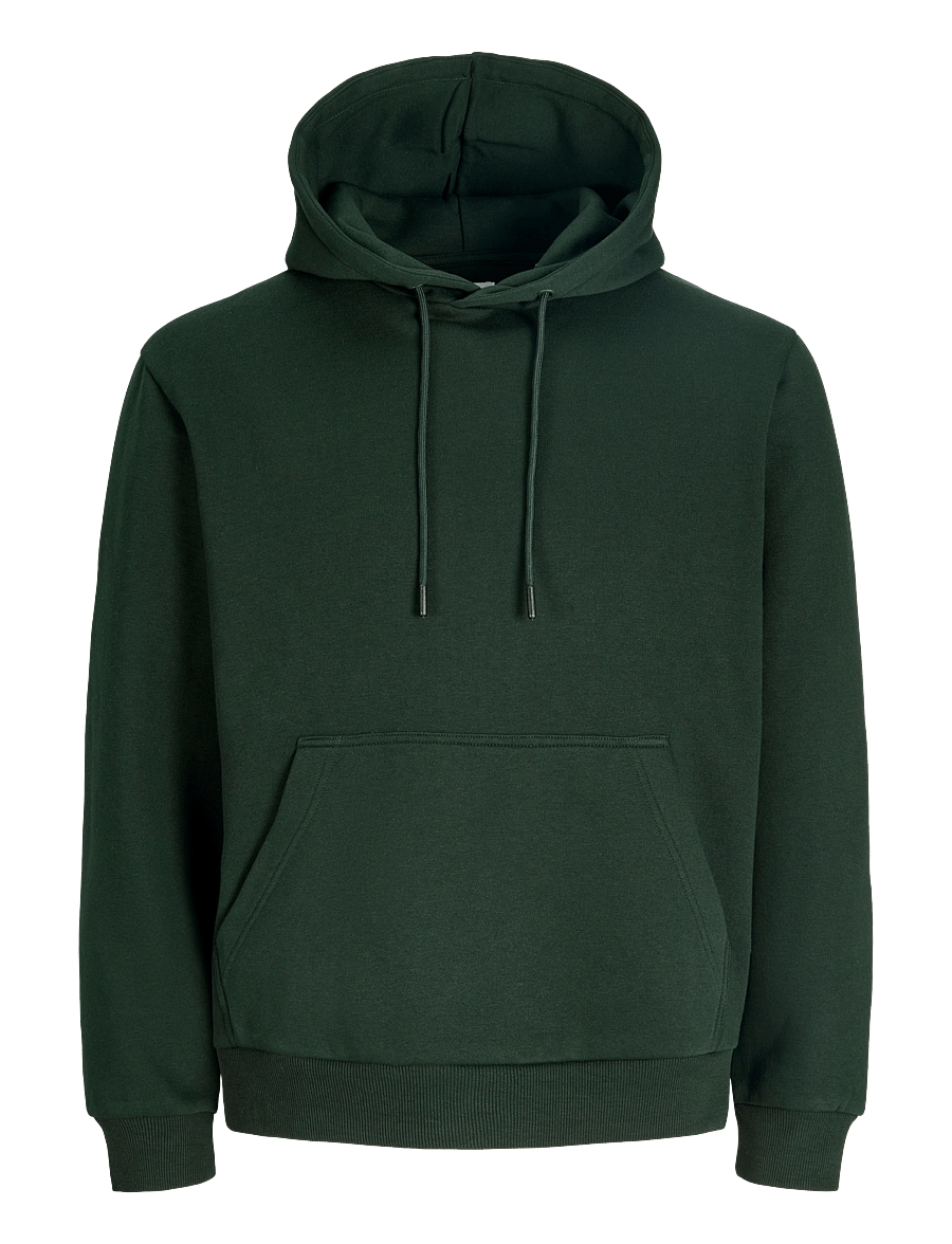 Jack & Jones - JJEBRADLEY SWEAT HOOD NOOS - hættetrøjer - scarab - 0