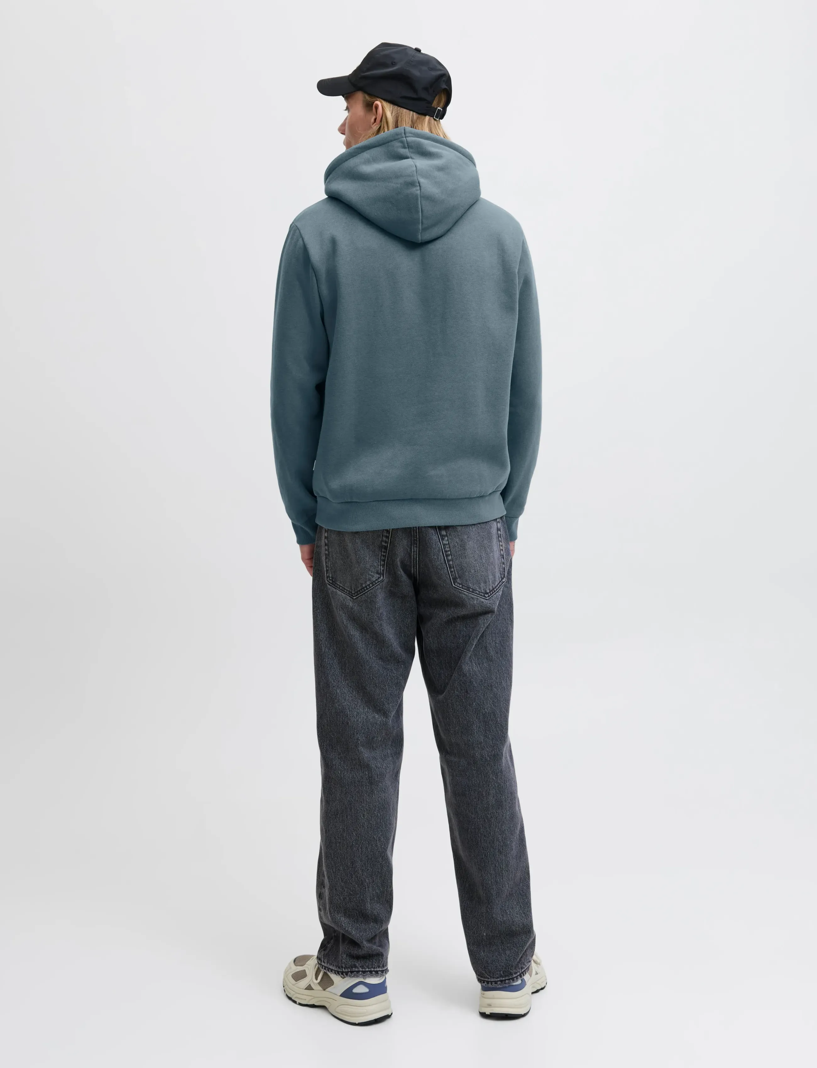 Jack & Jones - JJEBRADLEY SWEAT HOOD NOOS - hættetrøjer - stormy weather - 3