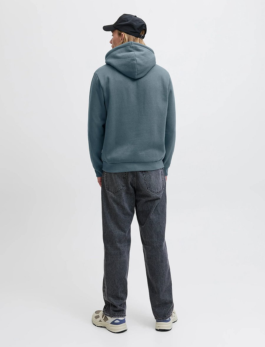 Jack & Jones - JJEBRADLEY SWEAT HOOD NOOS - hættetrøjer - stormy weather - 3