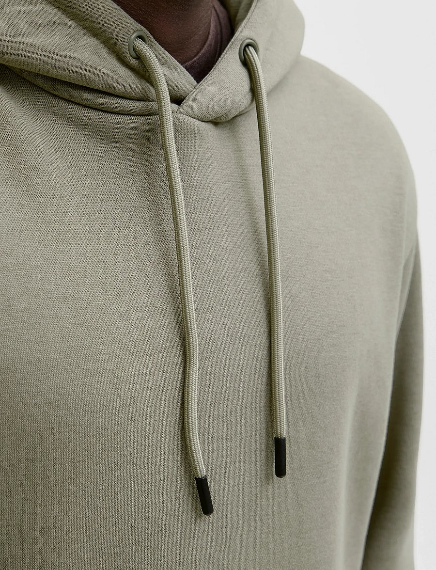 Jack & Jones - JJEBRADLEY SWEAT HOOD NOOS - hættetrøjer - vetiver - 4