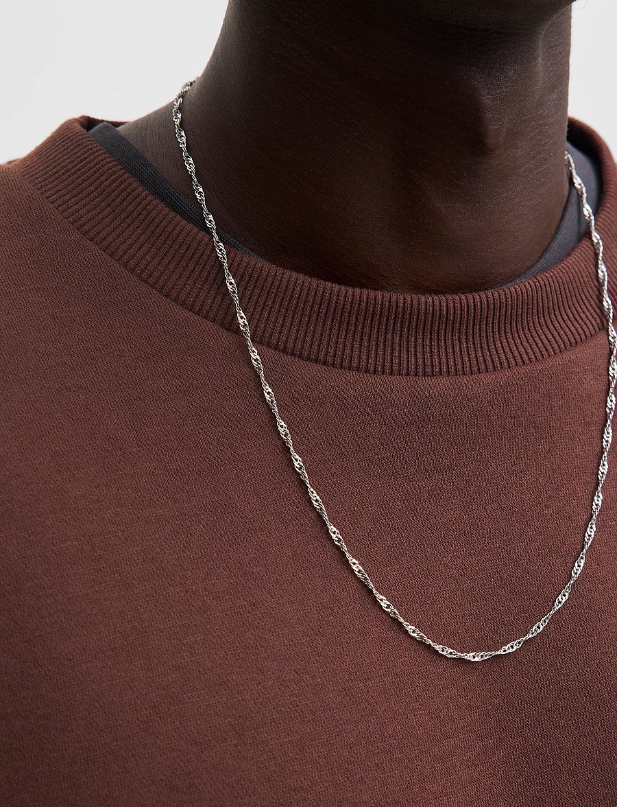 Jack & Jones - JJEBRADLEY SWEAT CREW NOOS - sweatshirts - bitter chocolate - 4
