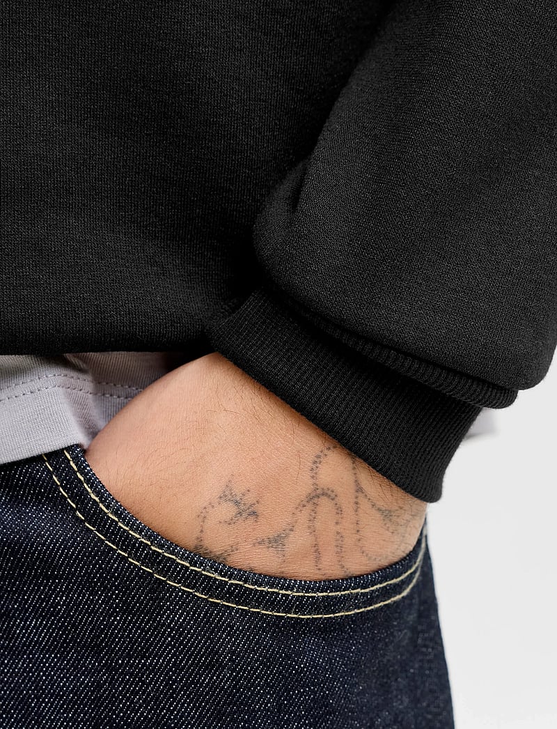 Jack & Jones - JJEBRADLEY SWEAT CREW NOOS - kolleksjoner - black - 5