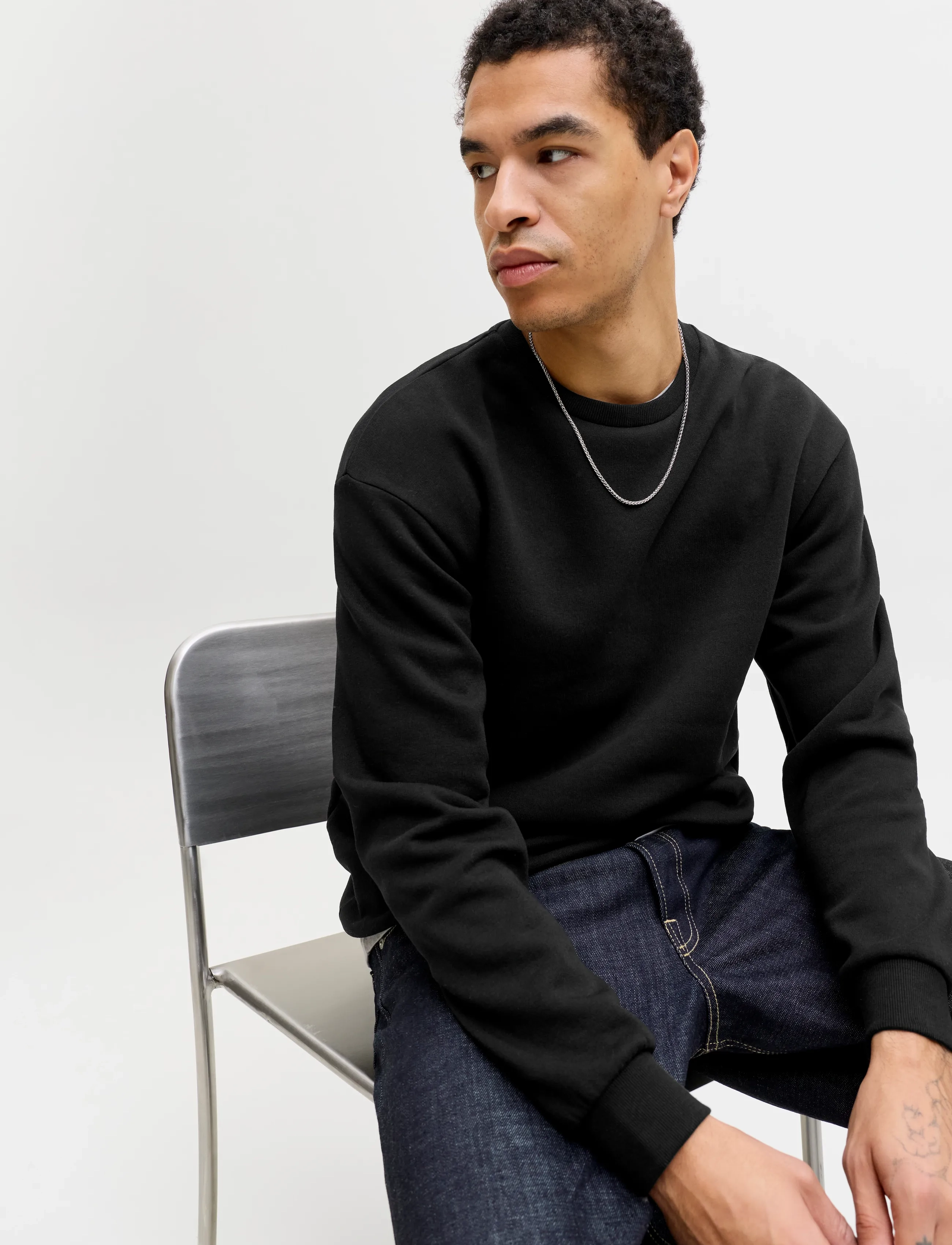 JACK & JONES Jjebradley Sweat Crew Noos sweatshirts herr – bild 6