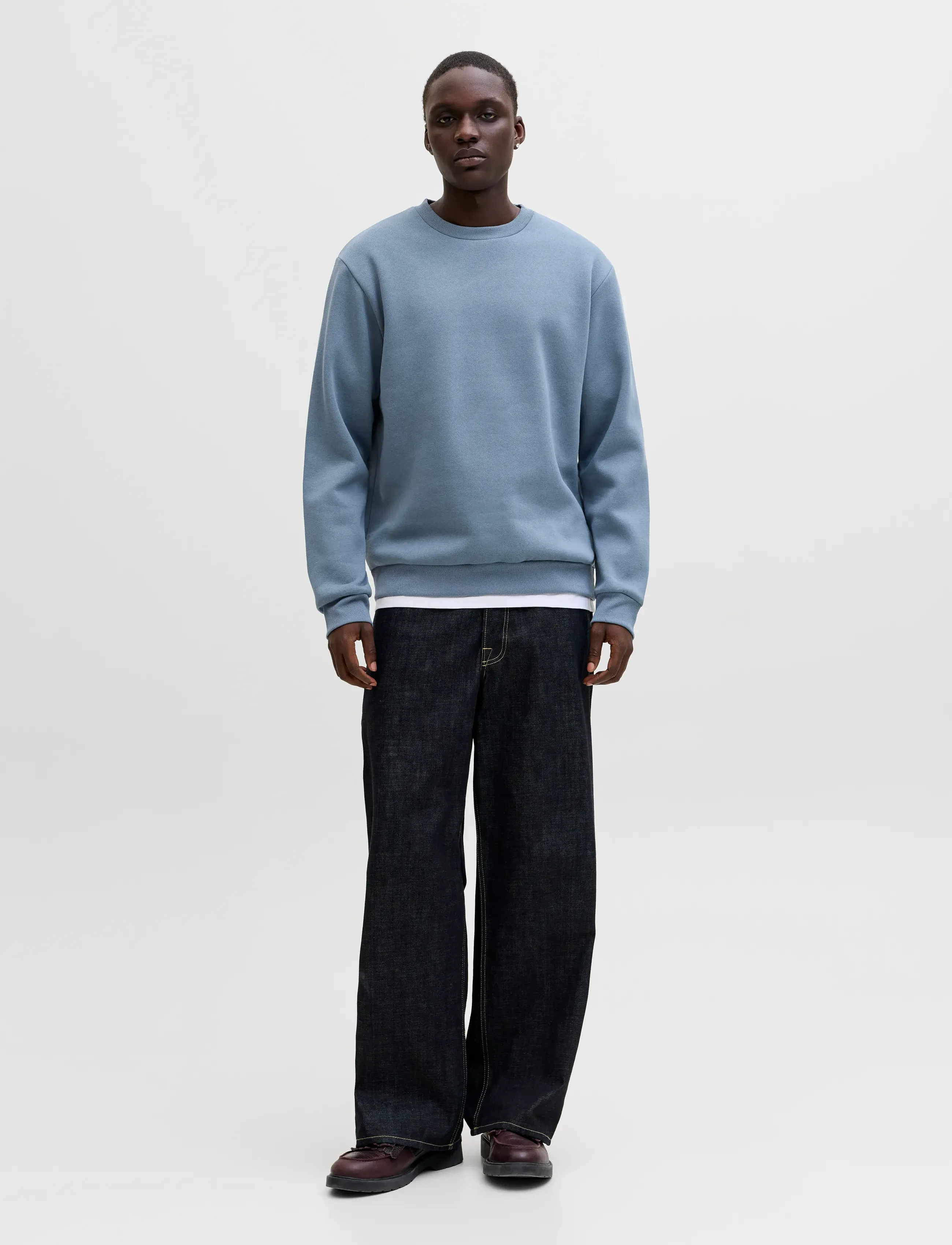 Jack & Jones - JJEBRADLEY SWEAT CREW NOOS - kollektionen - blue mirage - 3