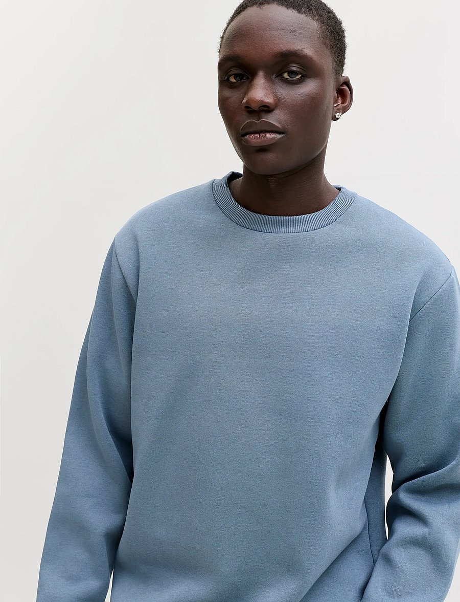 Jack & Jones - JJEBRADLEY SWEAT CREW NOOS - kollektionen - blue mirage - 5