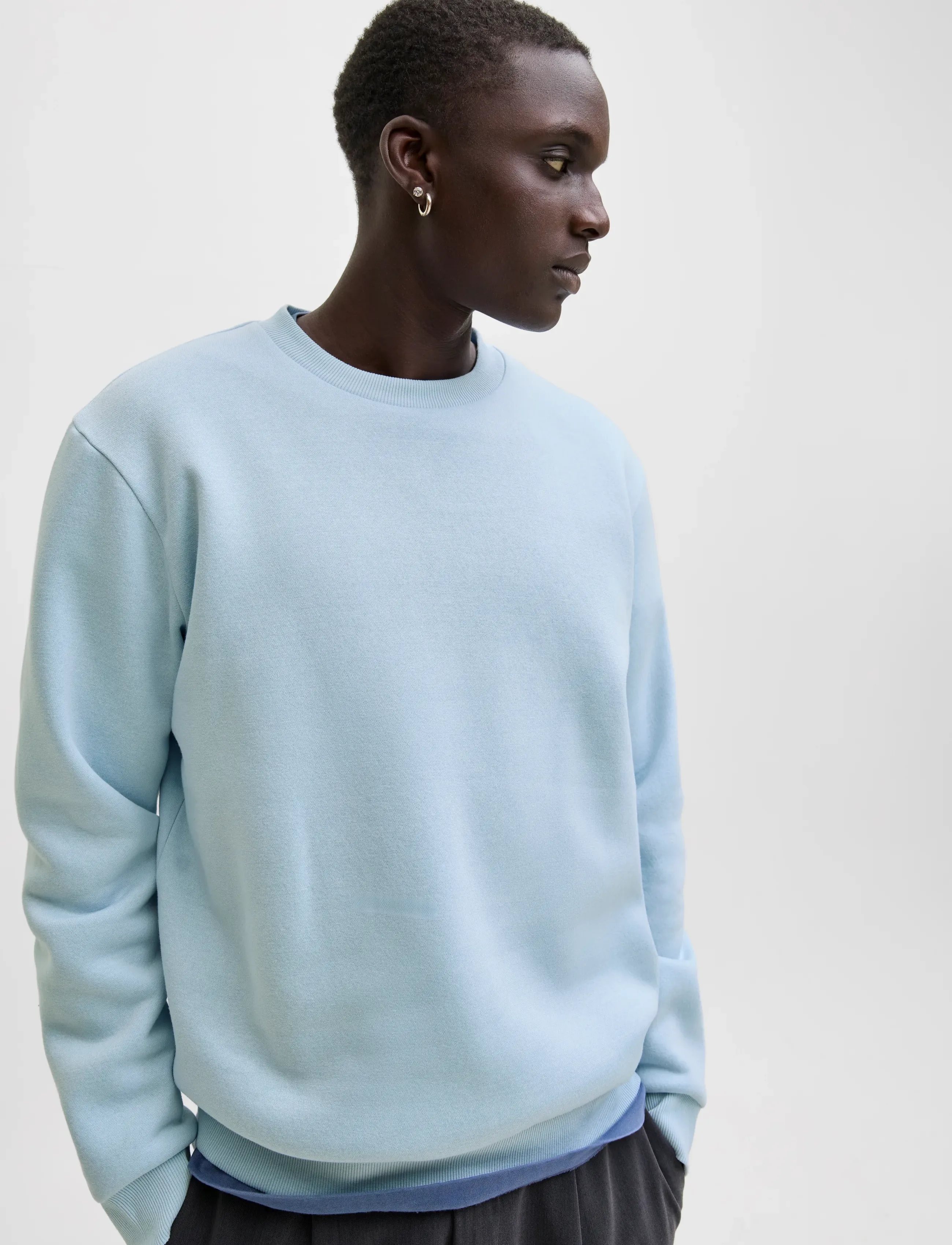Jack & Jones - JJEBRADLEY SWEAT CREW NOOS - kollektionen - celestial blue - 5