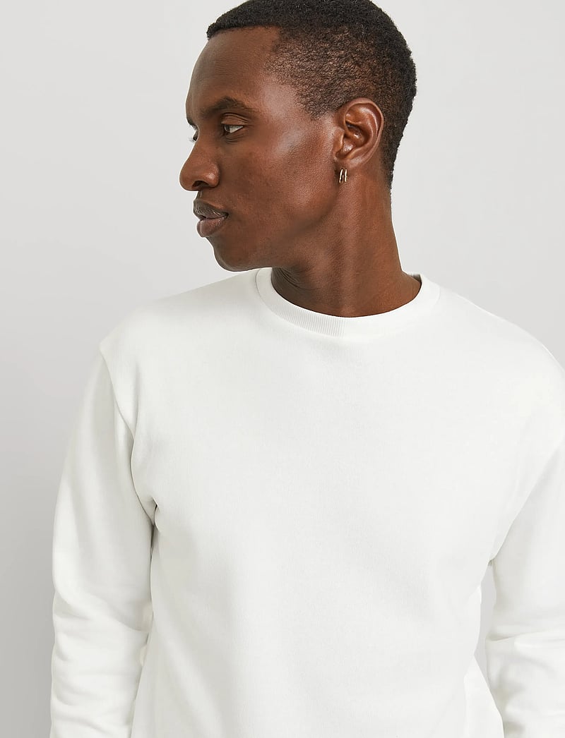 Jack & Jones - JJEBRADLEY SWEAT CREW NOOS - kollektioner - cloud dancer - 4