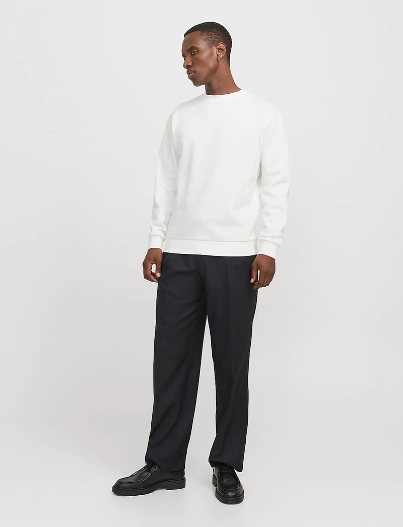 Jack & Jones - JJEBRADLEY SWEAT CREW NOOS - kollektioner - cloud dancer - 5