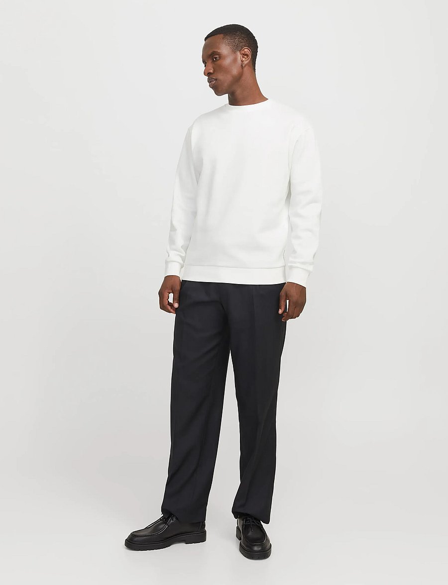 Jack & Jones - JJEBRADLEY SWEAT CREW NOOS - kollektionen - cloud dancer - 5