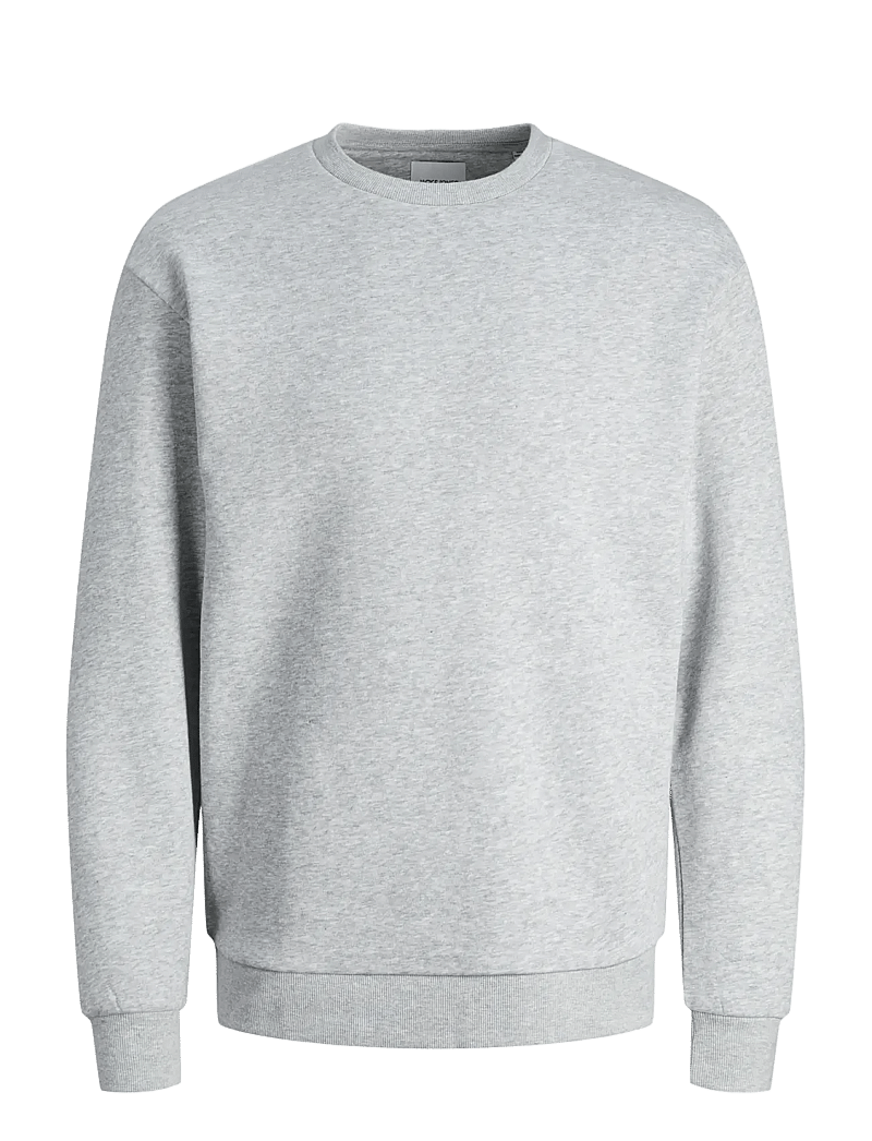 Jack & Jones - JJEBRADLEY SWEAT CREW NOOS - hettupeysur - light grey melange - 1