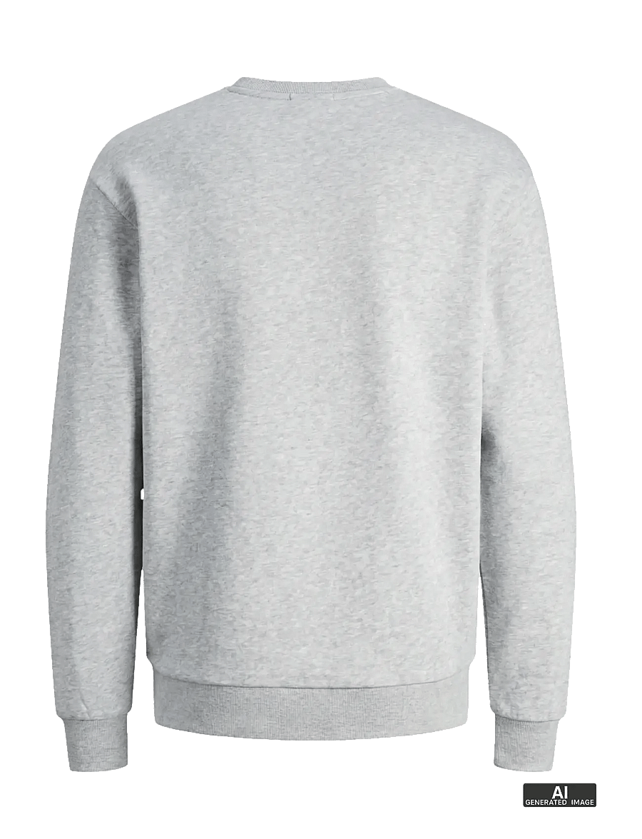 Jack & Jones - JJEBRADLEY SWEAT CREW NOOS - kollektioner - light grey melange - 2