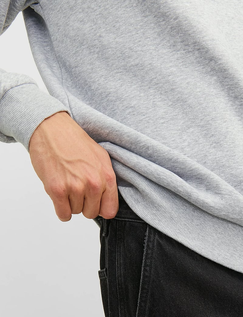 Jack & Jones - JJEBRADLEY SWEAT CREW NOOS - hettupeysur - light grey melange - 4